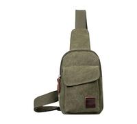WIQUYBML Men's Waist Pack Canvas Chest Bag Korean Casual Small Backpack Shoulder Multi Functional Sports Crossbody Big Tote Bags for Women Travel