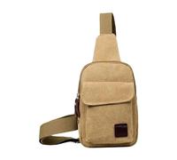 WIQUYBML Men's Waist Pack Canvas Chest Bag Korean Casual Small Backpack Shoulder Multi Functional Sports Crossbody Big Tote Bags for Women Travel