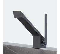 WIQUYBML Modern Chrome Bathroom Sink Faucet - Single Handle Waterfall Mixer Tap, 1 Hole Installation, Elegant Design for Home & Kitchen, Stylish Del Mezclador.