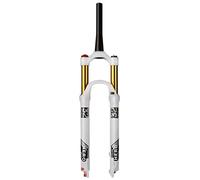 WIQUYBML Mountain Bikes 26/27.5/29'' Air Suspension Fork 1-1/2 1-1/8 Forks Disc Brake Bicycles Front Shock Absorber Travel 100mm With Damping QR 9mm 1640g