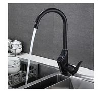 WIQUYBML Pull Out Kitchen Faucet with Digital Display 3 Waterfall Effluent Modes All Copper Single Hole Basin Sink Modern Design for Efficient Water Flow