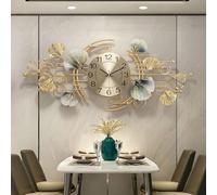 WIQUYBML Silent Wall Clock - Large Modern Decor for Living Room - Battery Operated Creative Design, Perfect Home Decoration and Convenient Timekeeping