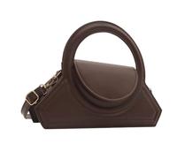 WIQUYBML Solid Color Elegant Tote Bag,Versatile;Vintage Small Square,Stylish Shoulder Crossbody Bag for Work Occasions