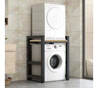 WIQUYBML Washing Machine Storage Rack Multi Functional Shelf for Bathroom Kitchen Balcony Laundry Room Stackable Washer and Dryer Unit Drum nizer