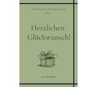 Wir kennen uns noch nicht, aber...Herzlichen Glückwunsch!