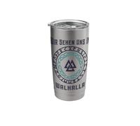 Wir Sehen UNS in Walhalla (German Viking Statement) Stainless Steel Insulated Tumbler