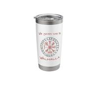 Wir Sehen UNS in Walhalla (German Viking Statement) Stainless Steel Insulated Tumbler