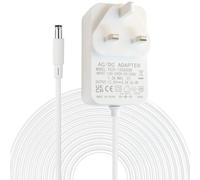 Wirafix 12V 3A Power Supply Adapter, AC/DC Adapter 100-240V 50/60Hz with 1.5 M Cable, 5.5mm x 2.1mm Openreach Power Cable for LED Strips/Security Camera Monitor/Wireless Routers/WIFI IP/Audio, White