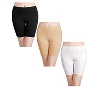 wirarpa Ladies Safety Boxer Shorts Cotton Anti Chafing Long Leg Knickers Underwear Women's Boy Shorts Leggings for Under Dresses Multipack