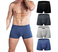 wirarpa Mens Mirco Modal Underwear Trunks Soft Boxer Shorts Gents Microfibre Underpants Multipack Size 2XL