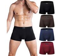 wirarpa Mens Mirco Modal Underwear Trunks Soft Boxer Shorts Gents Microfibre Underpants Multipack Size L