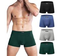wirarpa Mens Mirco Modal Underwear Trunks Soft Boxer Shorts Gents Microfibre Underpants Multipack Size M