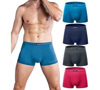 wirarpa Mens Mirco Modal Underwear Trunks Soft Boxer Shorts Gents Microfibre Underpants Multipack Size L
