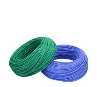 wire, 1 Meter 5 Meters Red Black Yellow Green Grey Purple White Blue Color Silicone Wire 10AWG to 15AWG Cable(5meter Green 5meter Blue,12 AWG)