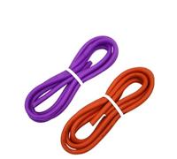 wire, 1 Meter 5 Meters Red Black Yellow Green Grey Purple White Blue Color Silicone Wire 10AWG to 15AWG Cable(1meter Purple 1meter Orange,11 AWG)