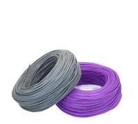 wire, 1 Meter 5 Meters Red Black Yellow Green Grey Purple White Blue Color Silicone Wire 10AWG to 15AWG Cable(5meter Grey 5meter Purple,15 AWG)