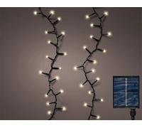 Wire 500 LED 11m Solar Duration 6 Hours Black Wire Warm White Light Outdoor | Lu