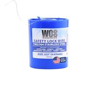 Wire and Cable Specialties MC0250-1#D .025" Safety Lockwire (MS20995C25 0.63 mm, 1 lb 0.45 kg Disp., appx 595 ft 82 m)