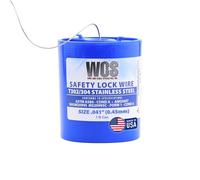Wire and Cable Specialties MC0410-1#D .041" Safety Lockwire (MS20995C41 1.04 mm, 1 lb 0.45 kg Disp, appx 221 ft 30 m)