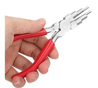 Wire Bending Pliers, Jewelry Pliers 6 in 1 Jewelry Making Supplies Wire Bending Tool Round Mouth Bail Making Pliers Forming Wire Looping for Jewelry Making, Loops