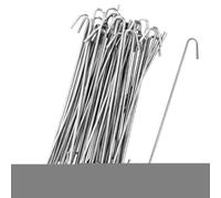 Wire Binders, Pack of 100 Wire Mesh Binding Yarn, Aluminium Mounting Tape for Garden, Patio, Playground, Outdoor Use