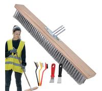 Wire Broom Head,Heavy Duty Outdoor Yard Brush Steel Bristles,Stiff Metal Bristle Brush Outdoor Floor Scrub Brush,Heavy Duty Outdoor Yard Brush Steel Bristles,Garden Brush Outdoor For Scrubbing Decks
