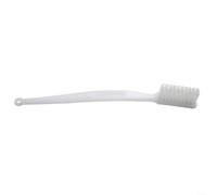 Wire Brush, 1pc White Plastic Handle Brass Stainless Steel Nylon Wire Brush for Metal Rust Cleaning Soldering(White Nylon Wire)