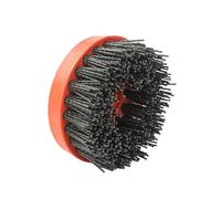 Wire Brush Drill Attachments， Red Abrasive Nylon Stone Wire Cup Brush Wheel 5in 125mm Multiple Sizes(320,M14)