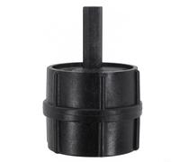 Wire Brush for Car Battery Terminal Cleaning - Dual-Head Stainless Steel & ABS Plastic Post Cleaner with 11mm/12mm/16mm/17mm Reaming Holes, Electric Brush(Black (YC-525) BT16)