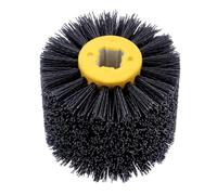 Wire Brush For Drill 120*100*20mm Angle Grinder Abrasive Wire Nylon Brushes Deburring Polishing Buffing Wheel Uso apto para Furniture Woodworking(80)