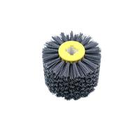 Wire Brush for Drill, Angle Grinder Wire Brush 1 Pcs 120*100*19mm Nylon Abrasive Wire Drum Polishing Wheel Uso apto para Woodworking Metalworking(P180)