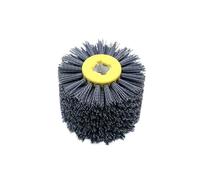 Wire Brush for Drill, Angle Grinder Wire Brush 1 Pcs 120*100*19mm Nylon Abrasive Wire Drum Polishing Wheel Uso apto para Woodworking Metalworking(P120)