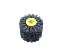 Wire Brush for Drill, Angle Grinder Wire Brush 1 Pcs 120*100*19mm Nylon Abrasive Wire Drum Polishing Wheel Uso apto para Woodworking Metalworking(P240)