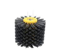 Wire Brush for Drill, Angle Grinder Wire Brush 1Pcs 120*100*19mm Nylon Abrasive Wire 80-240 Grit Drum Polishing Wheel(P120)