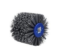 Wire Brush for Drill, Angle Grinder Wire Brush 1pcs 120*100*19mm Nylon Abrasive Wire Drum Polishing Wheel Electric Brush Uso apto para Woodworking Metalworking(80 Grit)