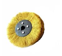 Wire Brush Wheel, 200*25MM Copper Wire Polishing Wheels Attachment for Deburring, Descaling and Cleaning