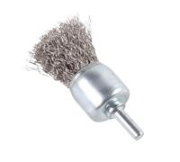 Wire Brushes drills， Wire Wheel Cup Brush 6mm SS Copper Head for Angle Grinder Electric Drill Multiple Sizes(25*29*72mm)