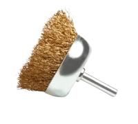 Wire Brushes drills， Wire Wheel Cup Brush Angle Grinder Electric Drill 6mm SS Copper Head Multiple Sizes(65*37mm)