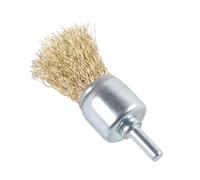 Wire Brushes drills， Wire Wheel Cup Brush Angle Grinder Electric Drill 6mm SS Copper Head Multiple Sizes(20*29*71mm)