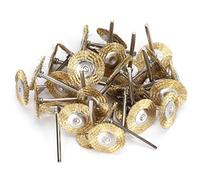 Wire Brushes Set, 30 Pieces, Brass and Steel, Polishing Wheels for Rotary Tools