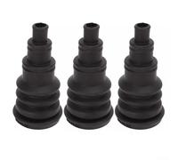 Wire Bundle Boot Firewall Grommet Set, 3 Pieces Rubber Harness Protector, Cuttable 3/8in-1in Lines for Auto Truck RV Ship