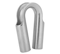 Wire Cable Thimble, Rope Tube Thimble Stainless Steel Thimble Cable Rope Thimble Winch Rope Thimble for Winch Rope Boating Accessories (22mm 1PCS)