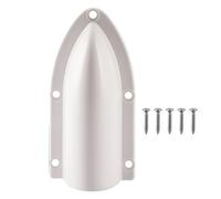Wire Cable Vent Cover - ABS Standard Size | Marine Wire Cable | Nylon Clamshell For Vent For Boat RV Wall Pass Through Cables Protection Outdoor Marine Installation And Daily Wiring Management Use