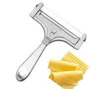 Wire Cheese Cutter, Stainless Steel Handheld Cheese Dice Cutter, Heavy Duty Block Cheese Cutter, Cheese Raver for Thick and Thin Slices, Enjoy with a Durable Stainless Steel Building and Comfort
