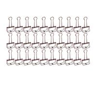 Wire Clips Small Hollow Strong Clamping Multi Purpose Metal Paper Clips for Office School Home Use 30 Pieces 2 Inch (Purple Bronze)