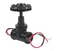 Wire-Connected 1/2 Inch Shutoff Valve Light Switch for Industrial Steampunk Lamps with Robust Iron Material and Simple Quarter Turn Control (Gold)