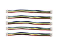 Wire Connector 10/5Pcs Mini Micro JST 1.25mm 5 Pin Double end/Female to Female Sockets Connectors With Wire Cables 10MM 15MM 20MM 30MM (Color : 30 CM, Package : 5 Pcs)