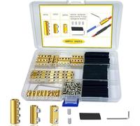 Wire connector kits 40 sets 20A 60A 80A with brass construction and heat shrink tubing for secure power transmission at For home and industry