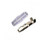 Wire connectors, 20 Pcs Butt Cold-Pressed Connection Splice Terminal Compatible Connector Pins DJ211-3.5A(Silver,200 Pcs)