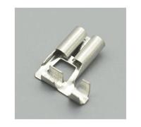 Wire connectors, 50-200Pcs DJD031-2 Crimp Terminal Female Spade Connector H4 9003 7.8mm Bend Angle Pins(Tin Plated,Package 100Pcs)